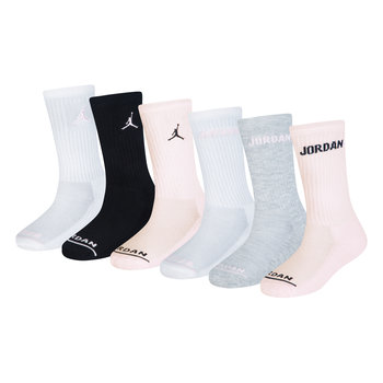Air Jordan Air Jordan Kids 6 pack Crew Socks 'Pink Foam' GJ0484 A9Y