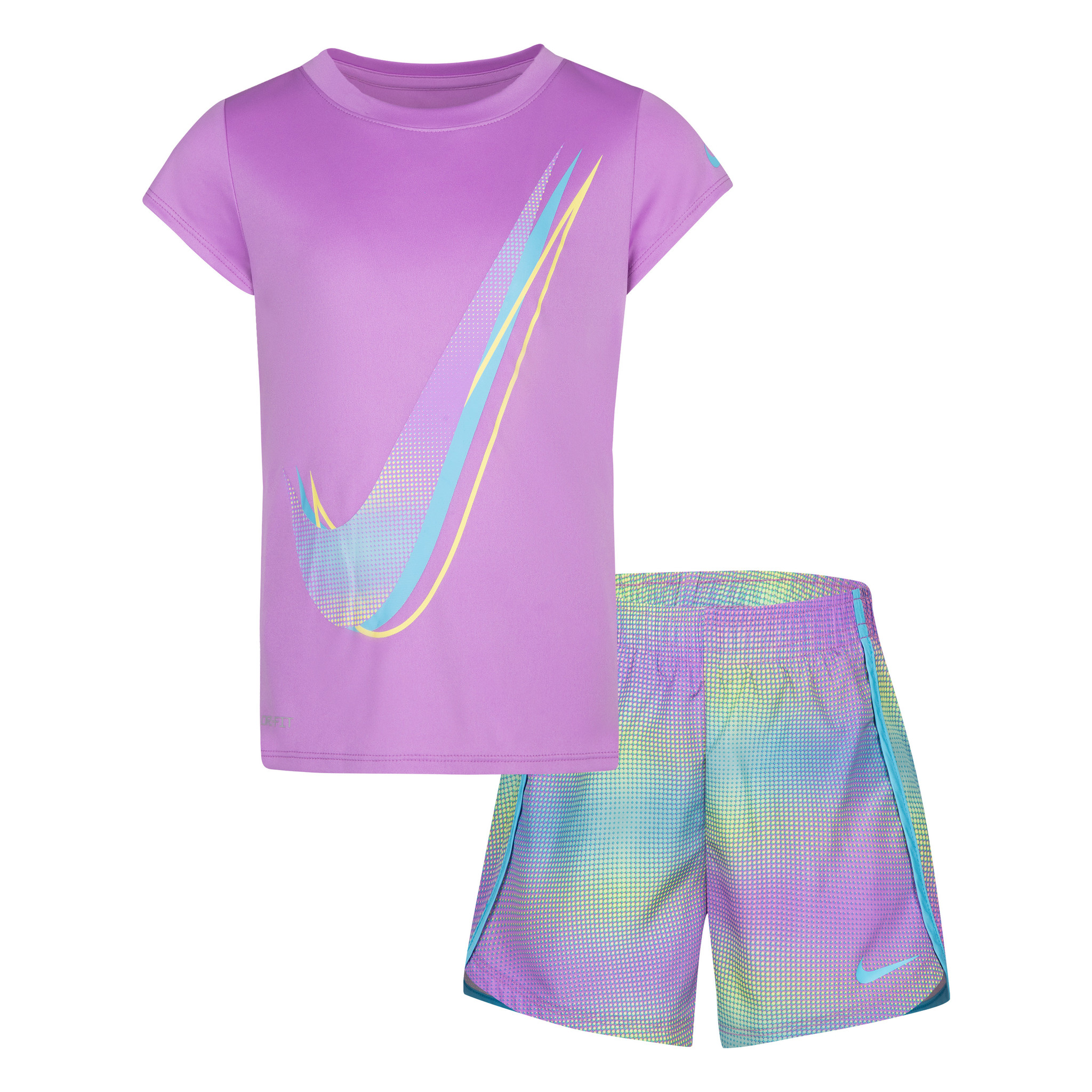 Nike Kids Dri-FIT Leggings (Little Kids) (Rush Fuchsia) Girl's