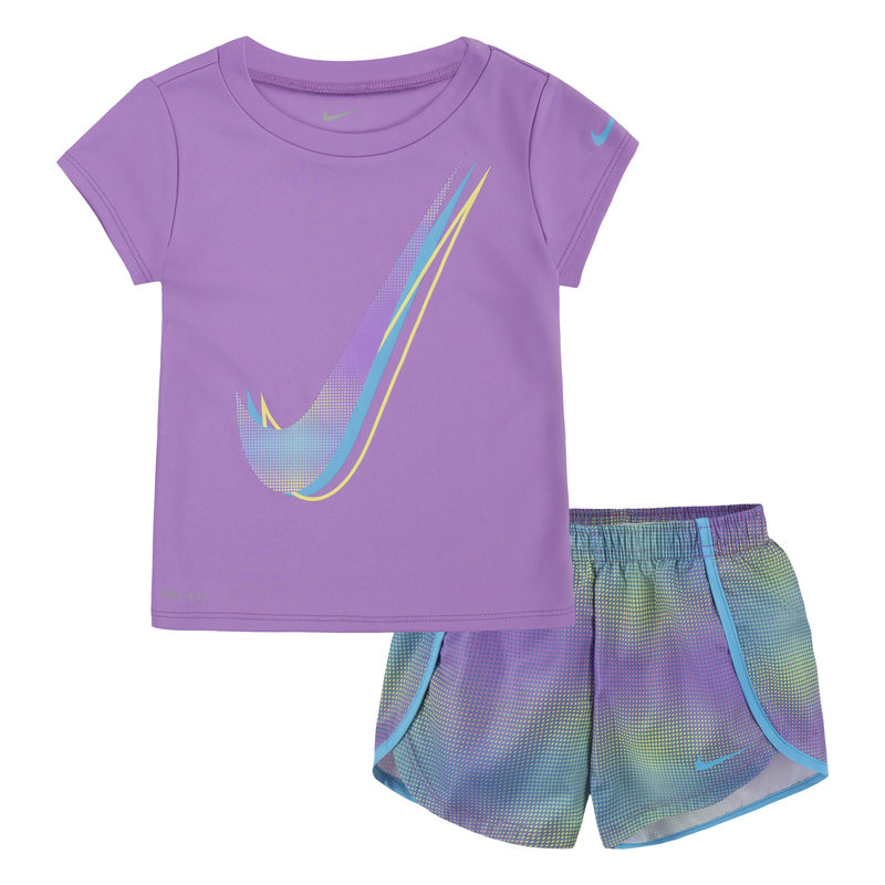 Nike Nike Kids AOP Sprint Short Set 'Rush Fuschia' 26K566 P3R