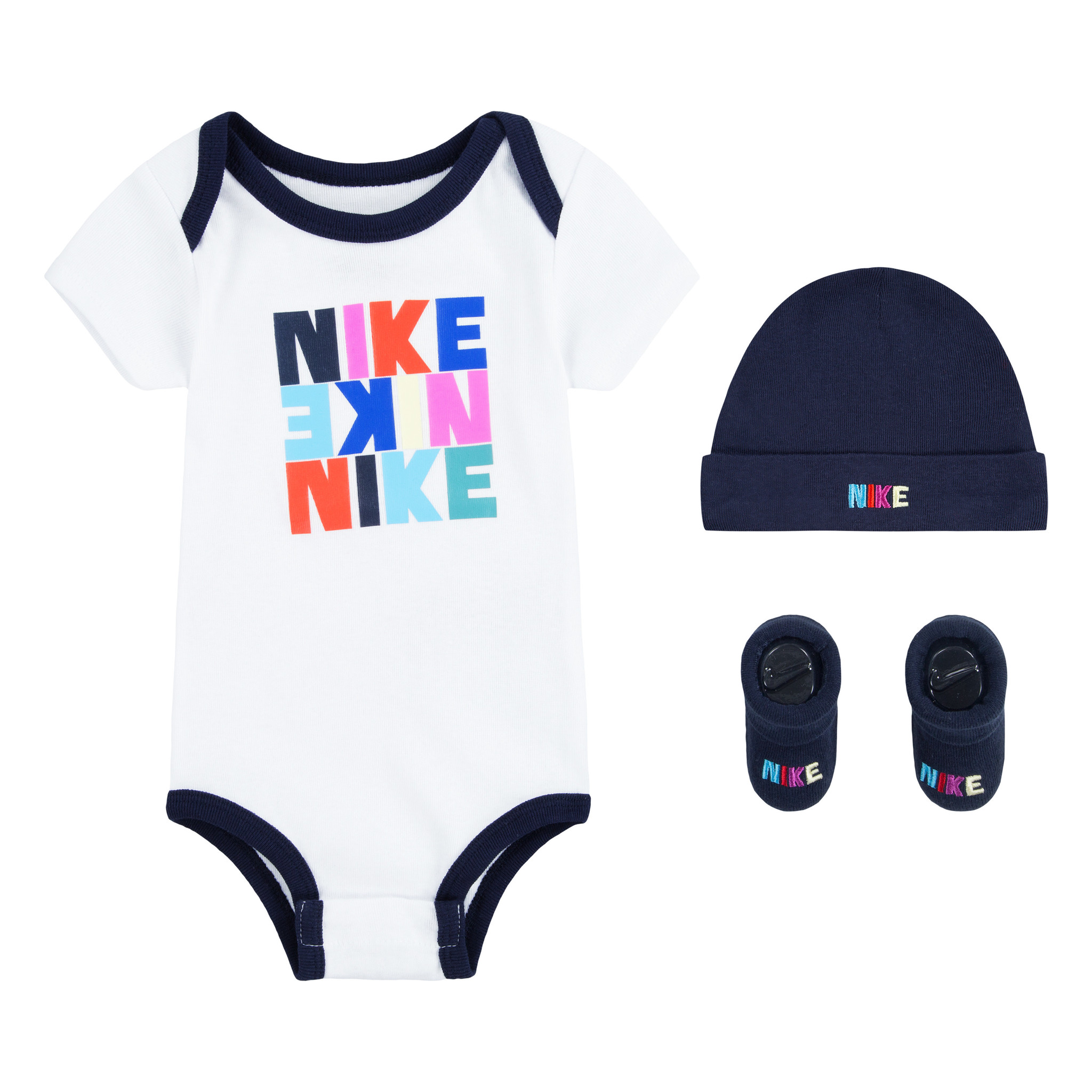 Nike Kids 3 piece Set 0 6Mo White NN0913 001 Sam Tabak