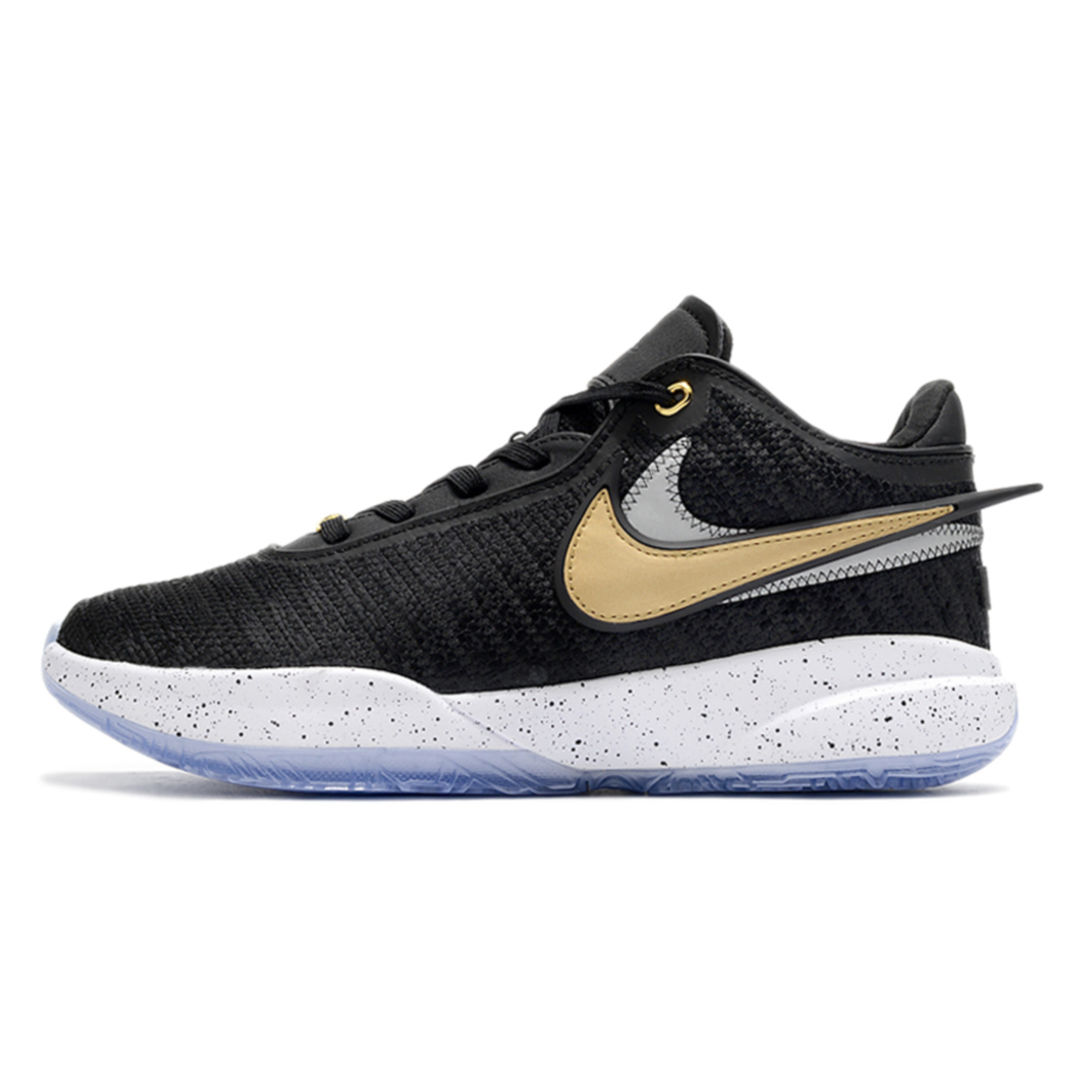 Nike LEBRON XX BLACK/METALLIC GOLDWHITEPURE PLATINUM DJ5423003 Sam
