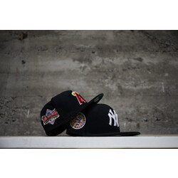 New Era New Era 59Fifty 5950  California Angels 1989 All Star Game Patch City Black Corduroy Pack Collection Green UV