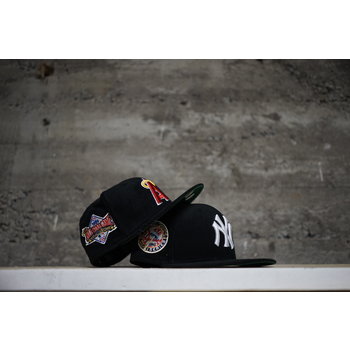 New Era New Era 59Fifty 5950  California Angels 1989 All Star Game Patch City Black Corduroy Pack Collection Green UV