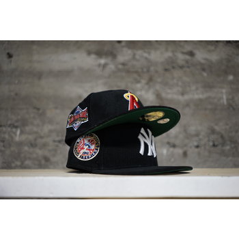 New Era New Era 59Fifty 5950  New York Yankees 1949 World Series Patch City Black Corduroy Pack Collection Green UV
