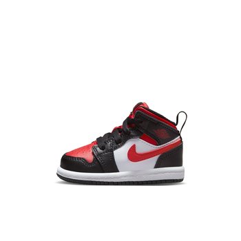 Air Jordan AIR Jordan 1 Mid BLACK/FIRE RED-WHITE TODDLER 640735-079