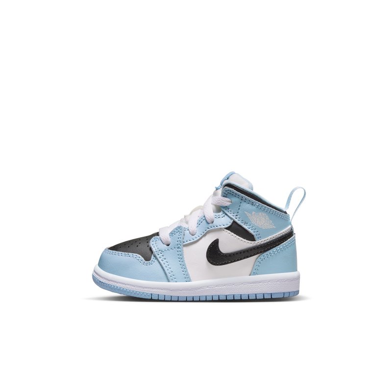 Air Jordan Air Jordan 1 Mid ICE BLUE/BLACK-SAIL-WHITE Toddler 644507-401