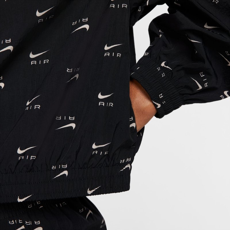 Nike Nike Air Women's 1/4-Zip Mod Crop Woven Top 'Black' DV8066-010