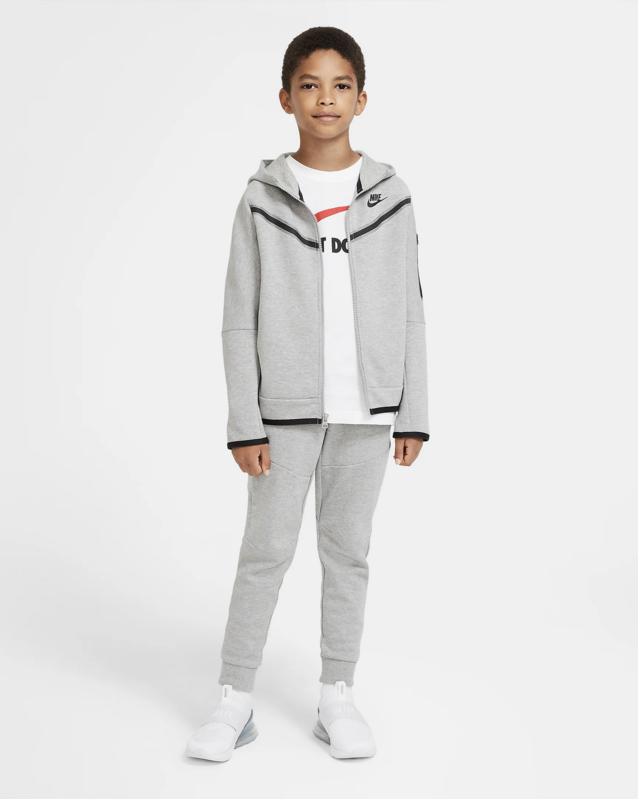 Nike Nike Kids Sportswear Tech Fleece DK GREY HEATHER/BLACK CU9213-063