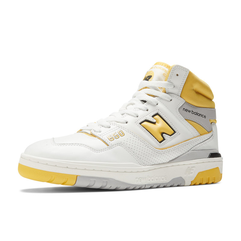 New balance white and deals yellow