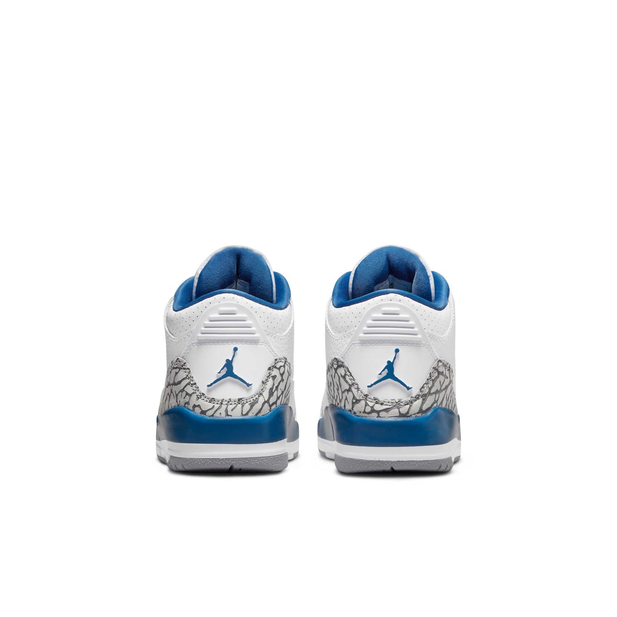 Jordan retro 3 deals white and blue