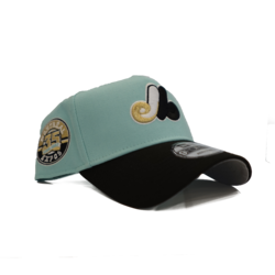 New Era New Era 9Forty 940 A Frame Montreal Expos Mint Teal 35 Years Patch Snapback