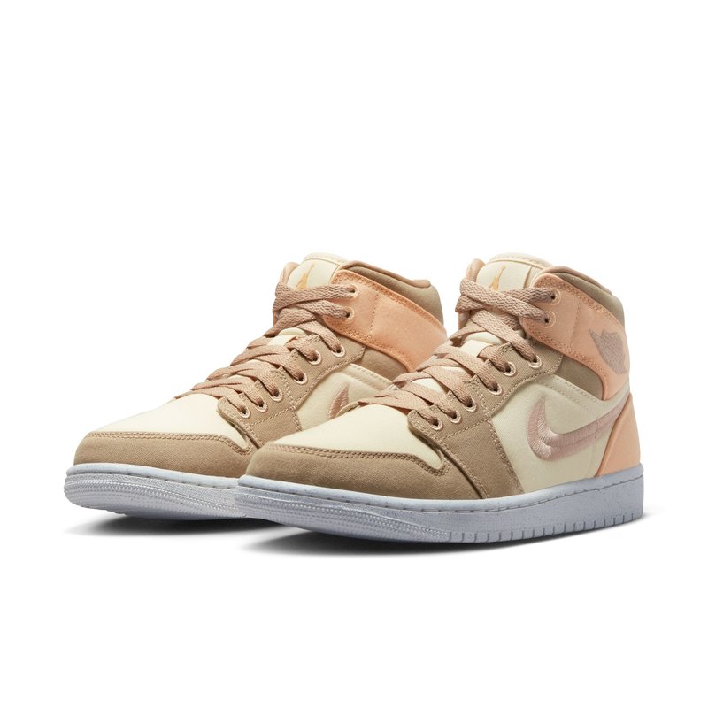 Air Jordan Wmn's Air Jordan 1 Mid 'Canvas Khaki' DV0427-102