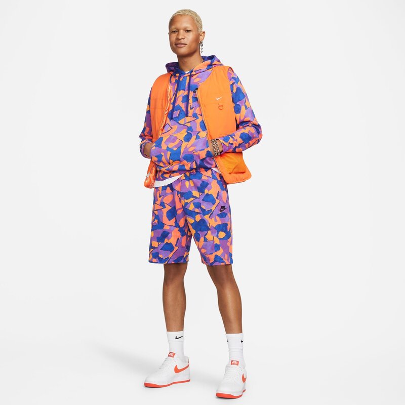 Nike Nike CLUB+ FT PULLOVER HOODIE AOP  Multi Color Blue Orange Purple DX0791-551