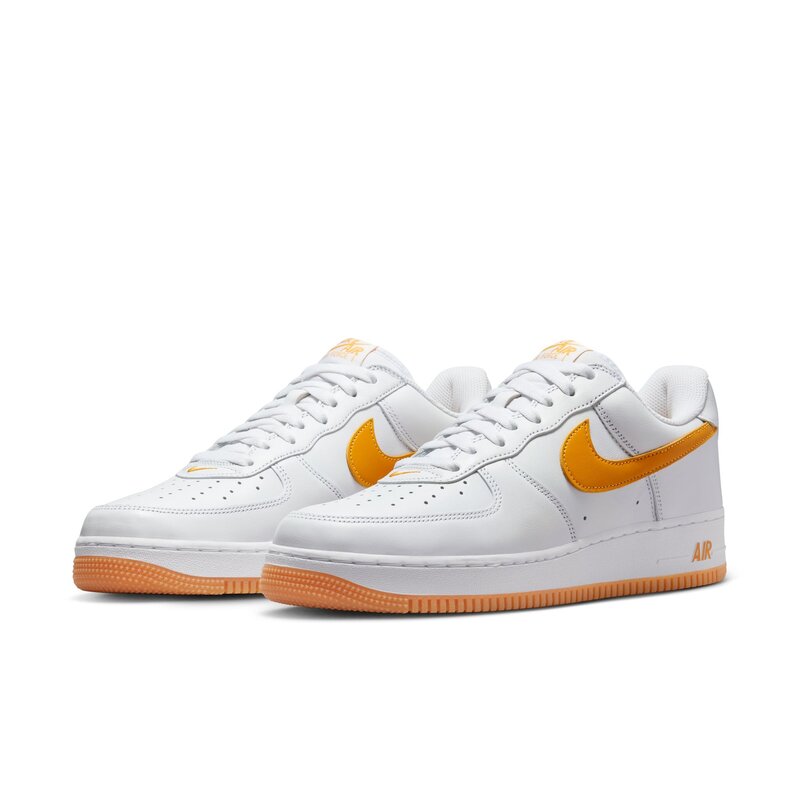 Nike Air Force 1 Low Retro - White | University Gold | Gum Yellow / 9