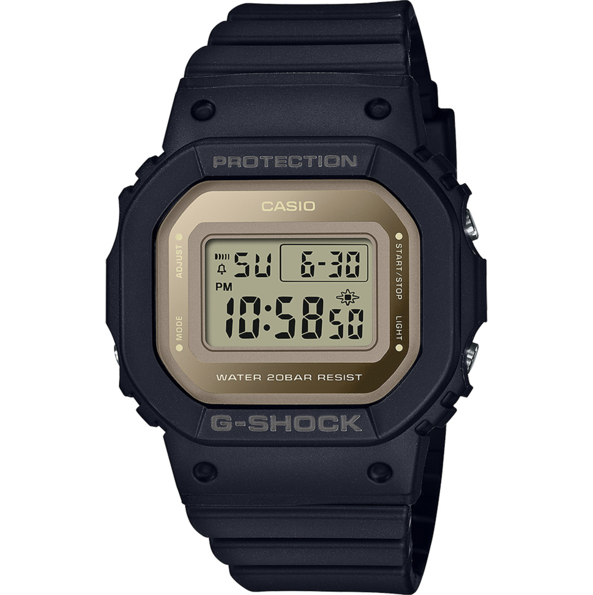 G-shock G SHOCK GMDS56001 GMD S5600 1CR Black Gold - Sam Tabak