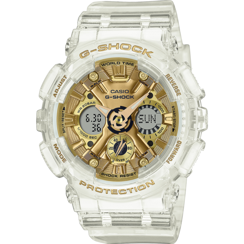 G-shock G SHOCK GMA-S120SG-7ACR Clear Gold