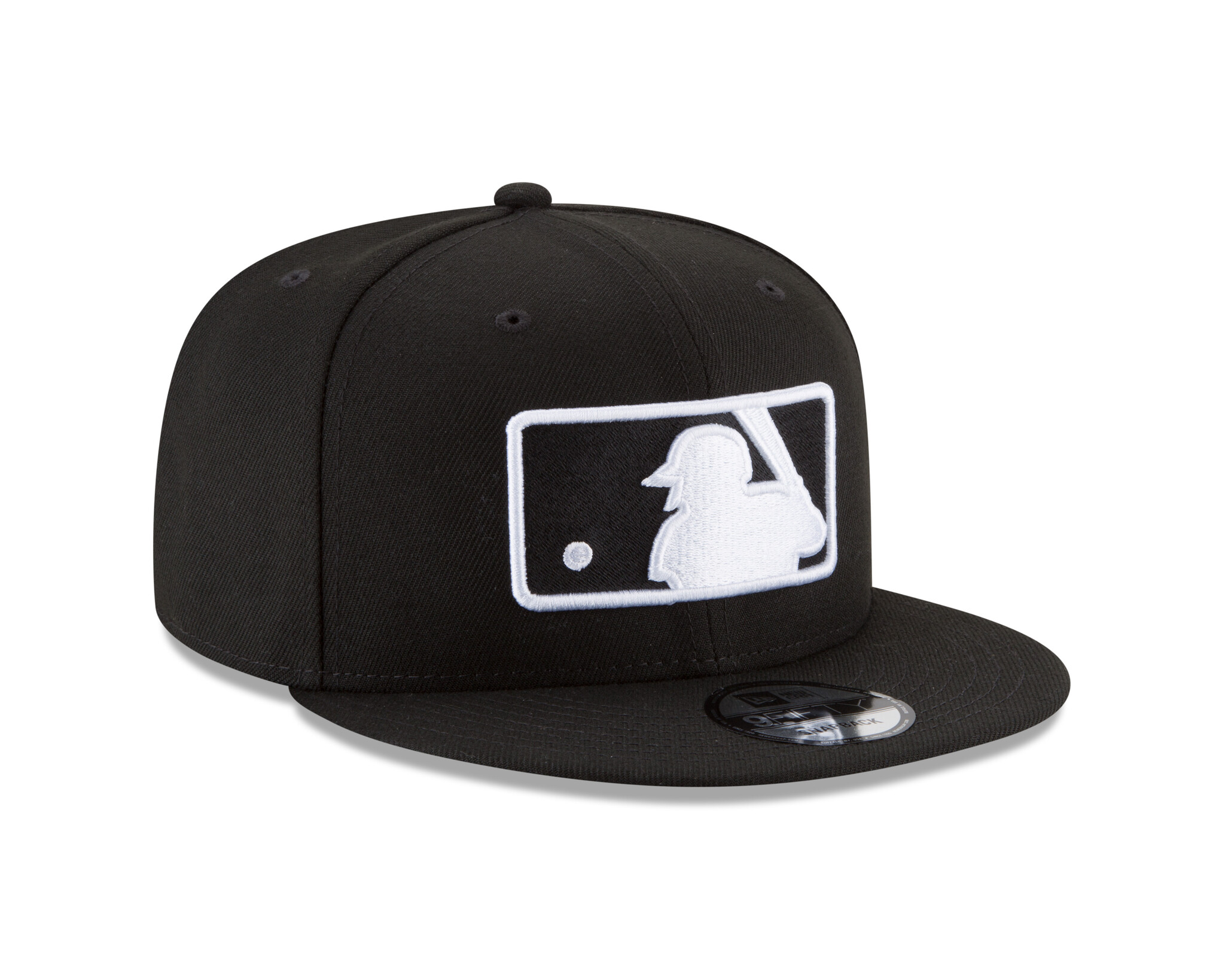 New Era 950 Major League Baseball Basic MLB Logo Snapback Gorra (BK) para  hombre, Negro 