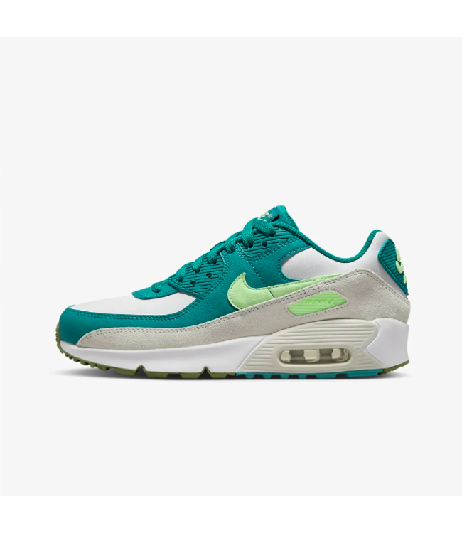 Nike Nike Air Max 90 LTR WHITE BARELY VOLT BRIGHT SPRUCE PHANTOM CD6864 124