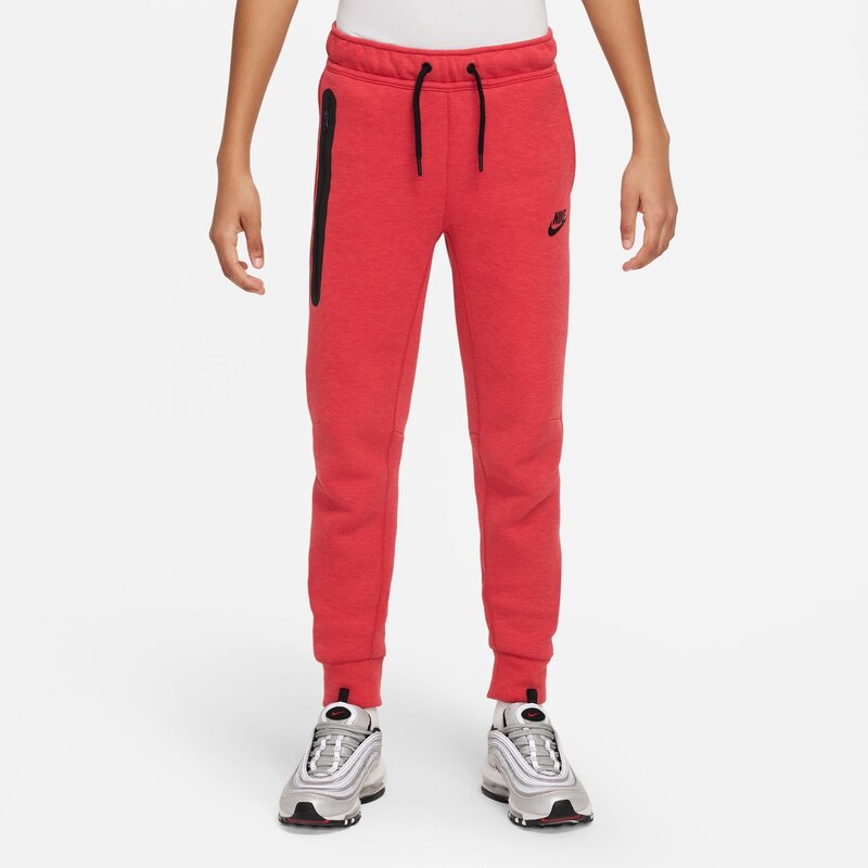 Nike Sportswear Tech Fleece Big Kids Pants 'Light University Red'  FD3287-672 - Sam Tabak