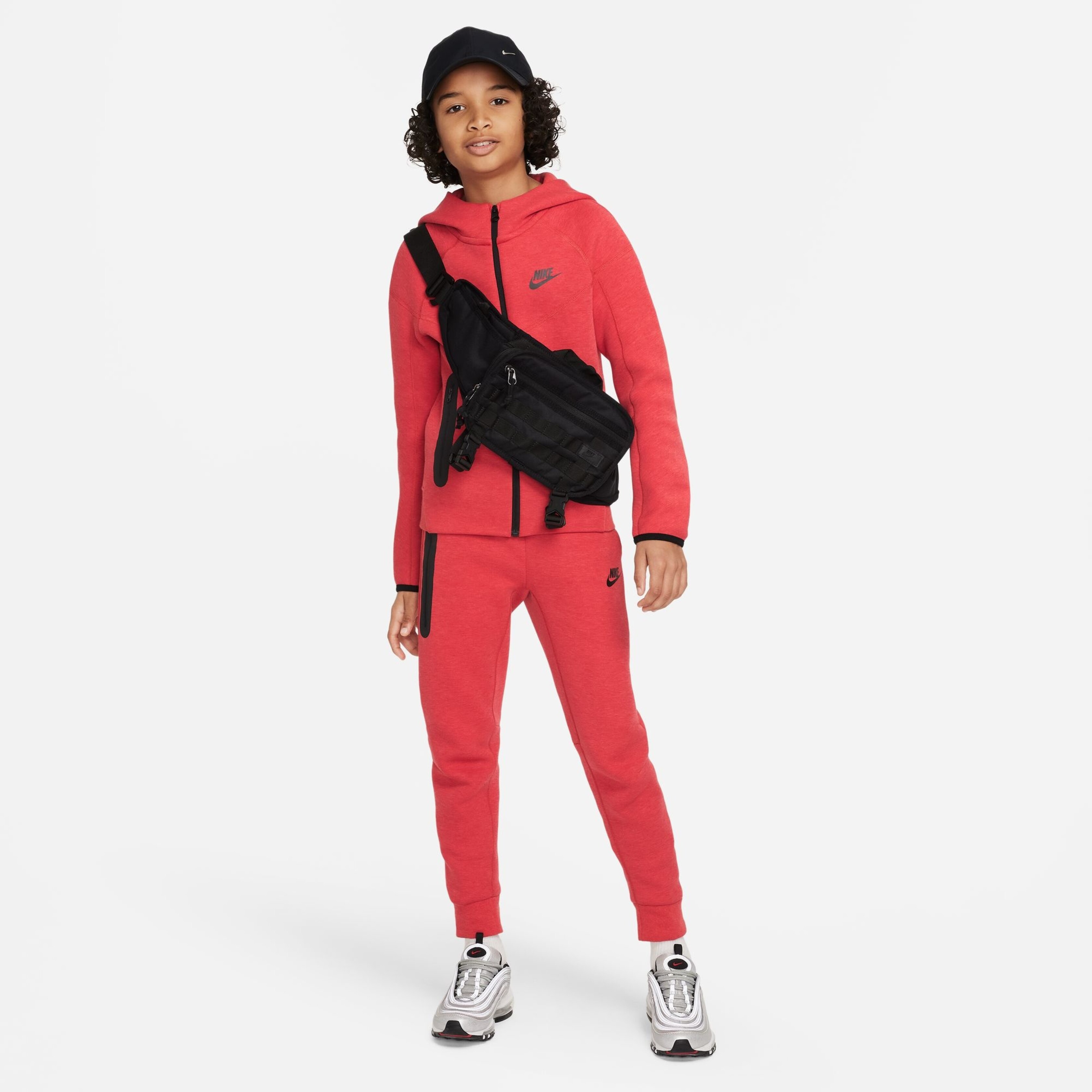 Nike Sportswear Tech Fleece Older Kids Full-Zip Hoodie 'Light ...