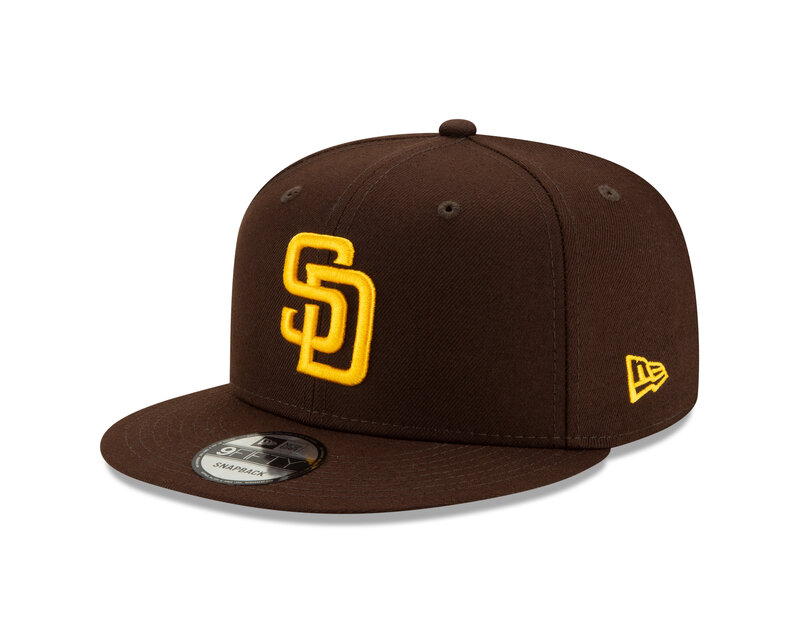 New Era Cap San Diego Padres Brown/Gold 9Fifty 950 Snapback 12351317 OS
