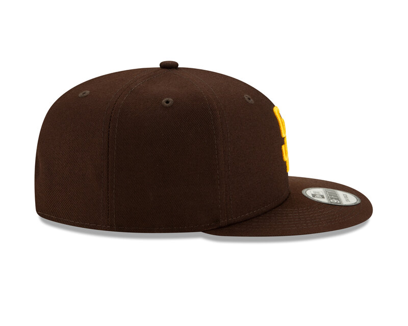 New Era Cap San Diego Padres Brown/Gold 9Fifty 950 Snapback 12351317 OS
