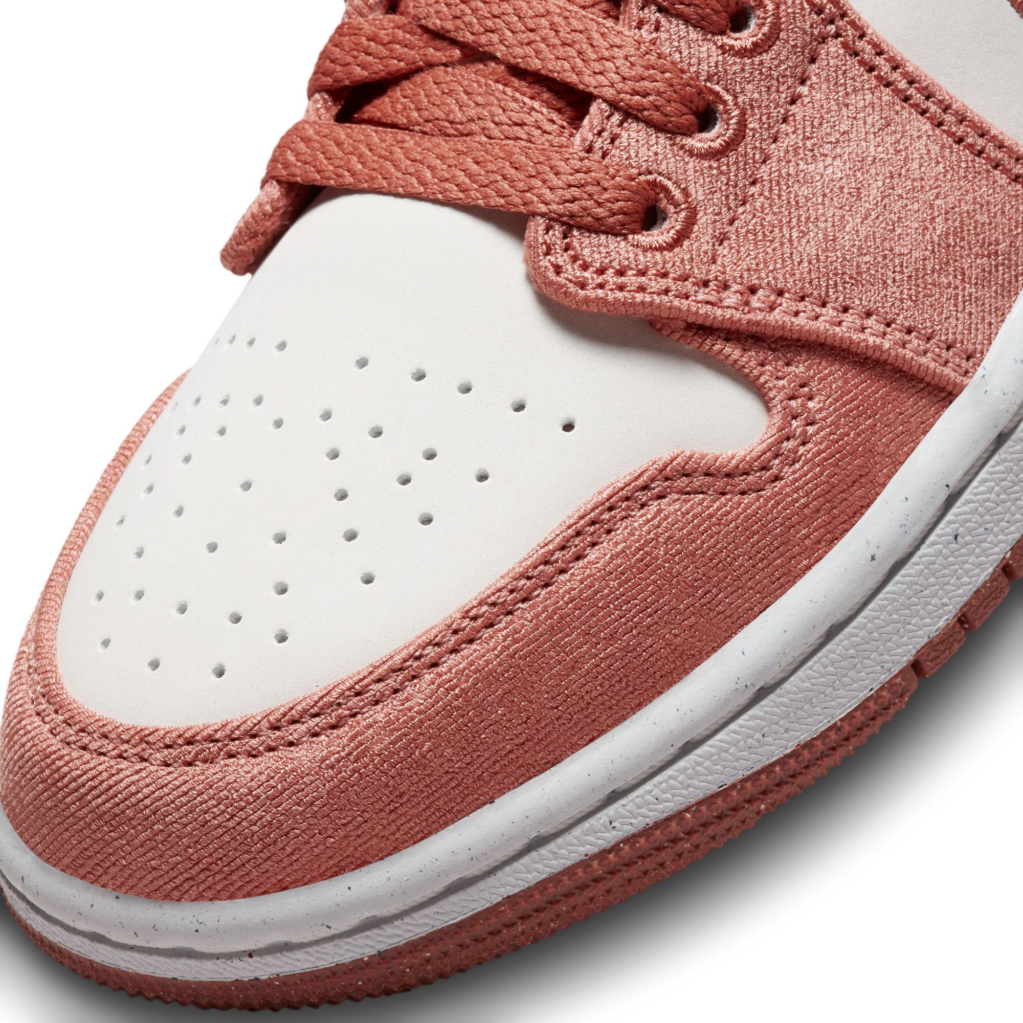 Jordan - WMNS AIR JORDAN 1 LOW SE 'TWINE/ORANGE/ORANGE QUARTZ/SAIL' -  VegNonVeg