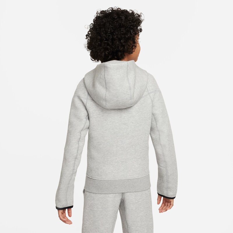 Nike Tech Fleece Older Kids Full-Zip Hoodie Grey FD3285-063