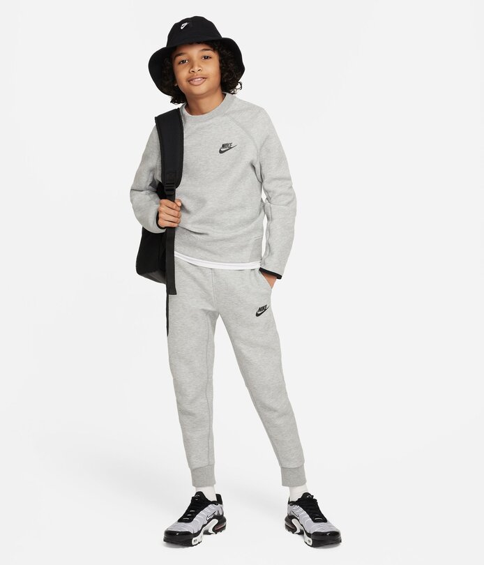 Nike Kids Tech Fleece Pants Grey FD3287-063 - Sam Tabak