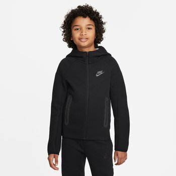 Nike Kids Tech Fleece Full-Zip Hoodie Black FD3285-010