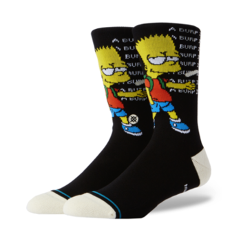 Stance STANCE SOCKS THE SIMPSONS BART A555D22TRO YELLOW BLUE BLACK