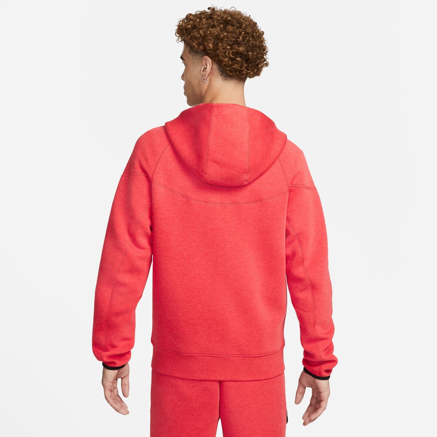 Men's Nike Tech Flece Jacket 'Light University Red' FB7921-672 - Sam Tabak