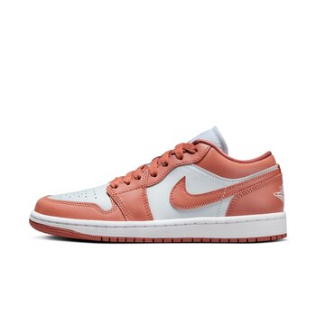 Air Jordan Women AIR JORDAN 1 LOW PURE PLATINUM/SKY J ORANGE-WHITE DC0774-080