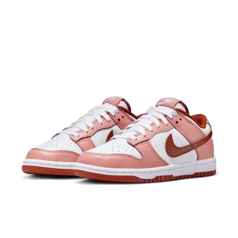 Nike WMNS NIKE DUNK LOW RED STARDUST/RUGGED ORANGE-WHITE FQ8876-618