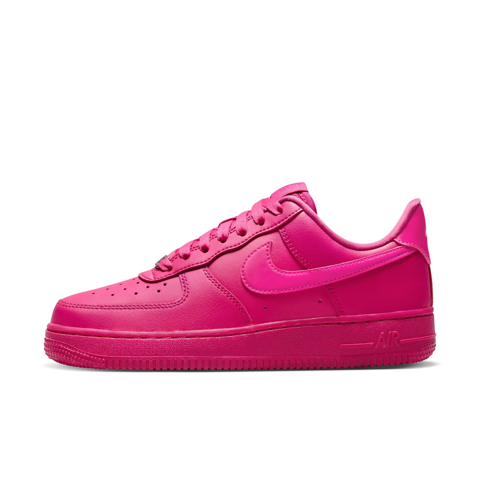 Hot pink and white air force 1 cheap