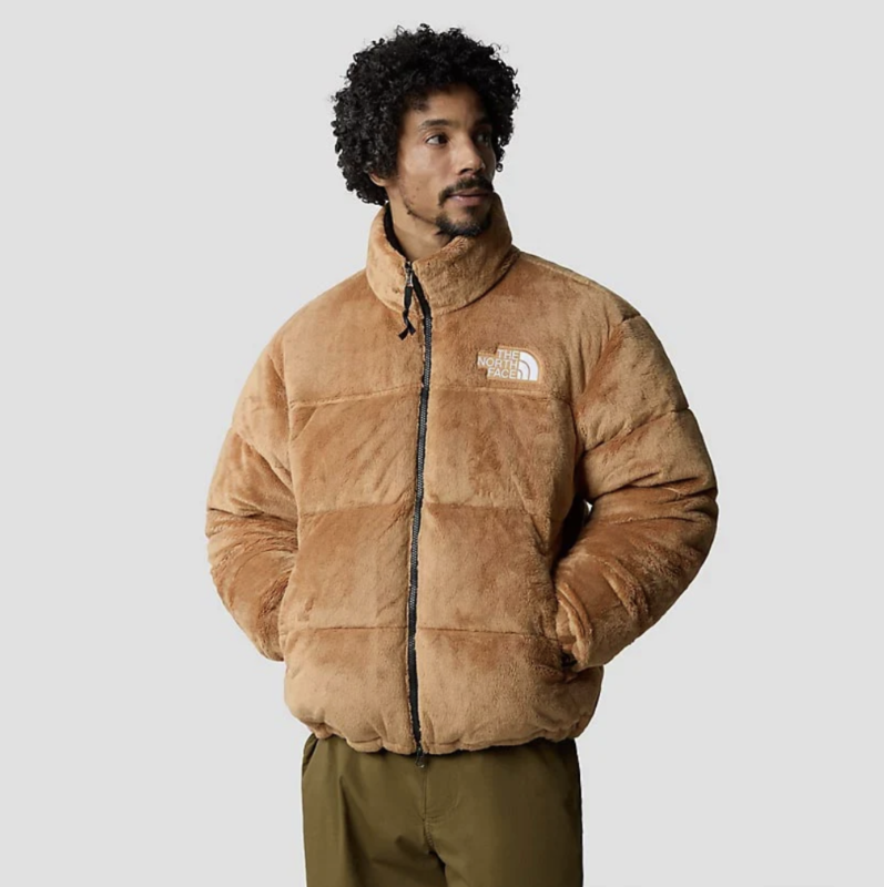 The North Face Versa Velour Nuptse Jacket Almond Butter NF0A84F7 I0J