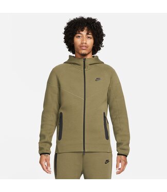 Men s Nike Tech Flece Jacket Olive FB7921 222 Sam Tabak