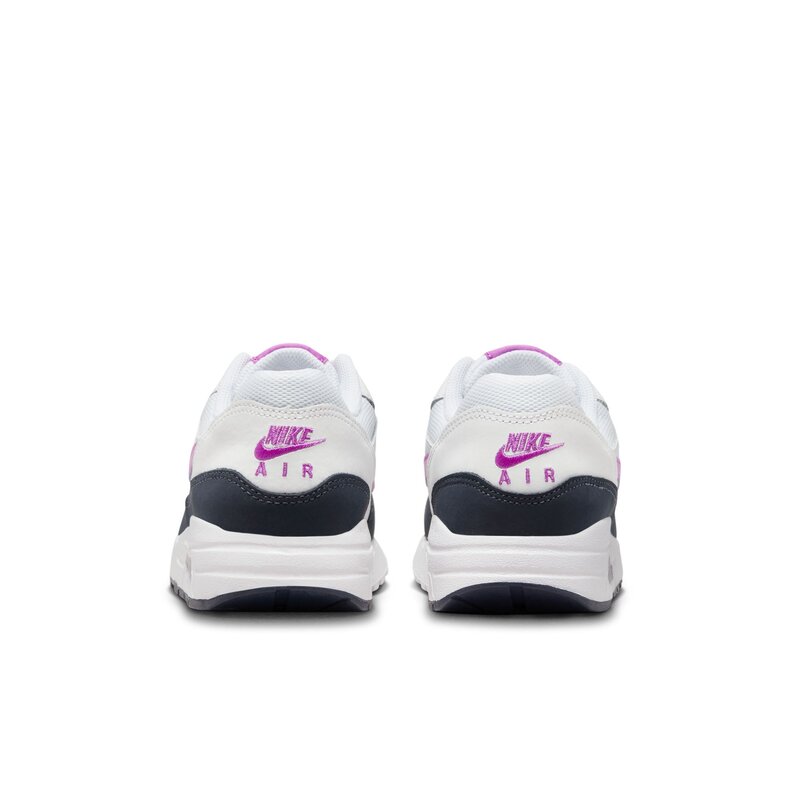 Nike GS Nike Air Max1 WHITE/FUCHSIA DREAM-DARK OBSIDIAN Footwear FQ8360-100