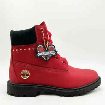 Timberland Timberland Women's 6" Heritage Boot Dark Red Nubuck TB0A2MBU F41