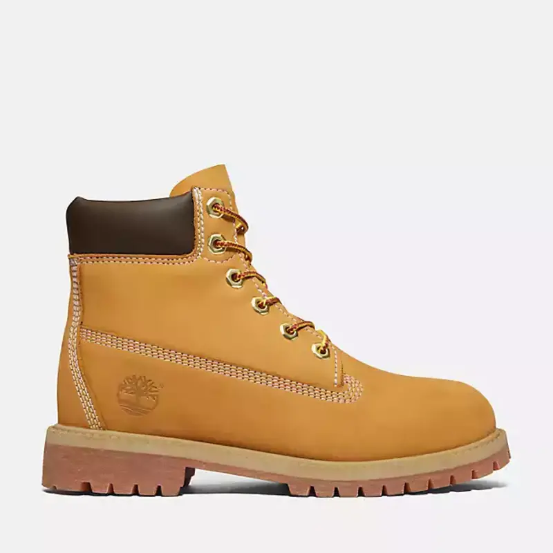 Timberland Timberland Junior's 6” Premium Boot - Wheat Nubuck -  TB012909 713