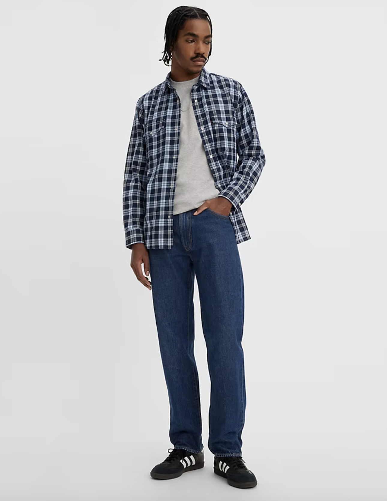 Levis indigo blue sale