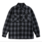 CROOKS Crooks & Castles Death Row Checkered Flannel Jacket Black 3DR50300