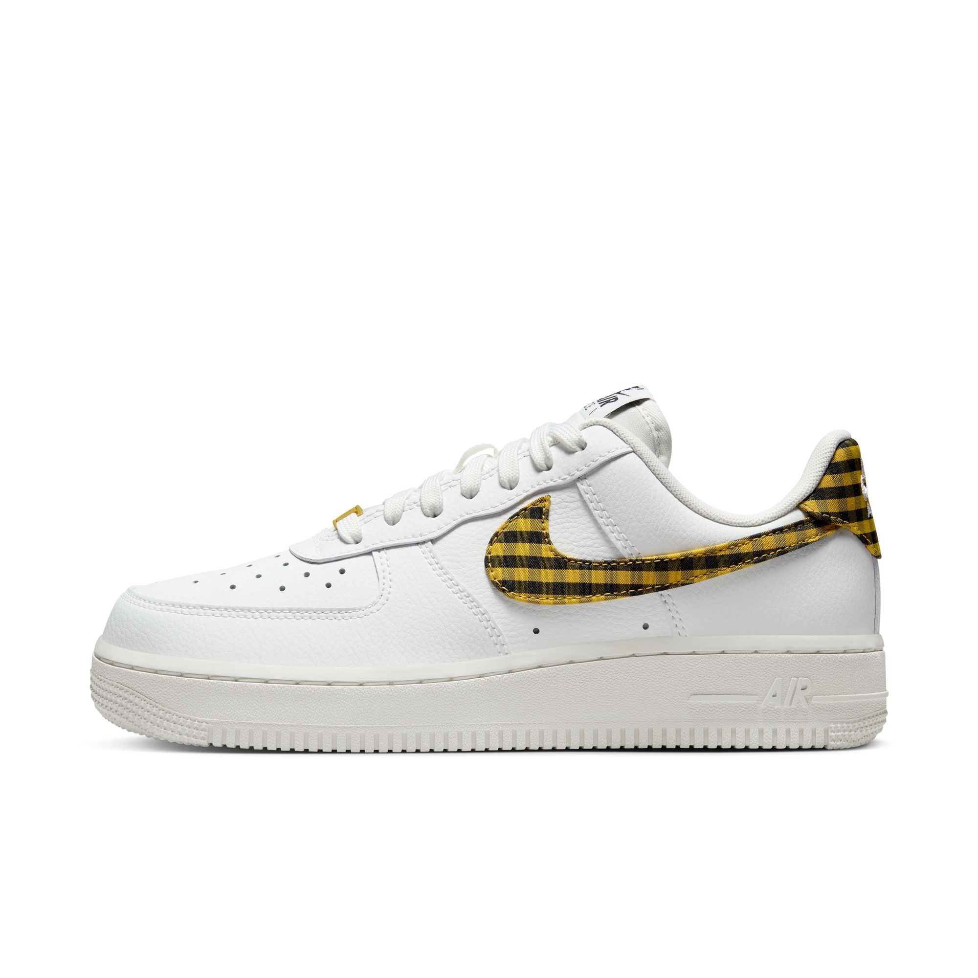 Nike Wmns Air Force 1 Low Yellow Gingham DZ2784-102 - Sam Tabak