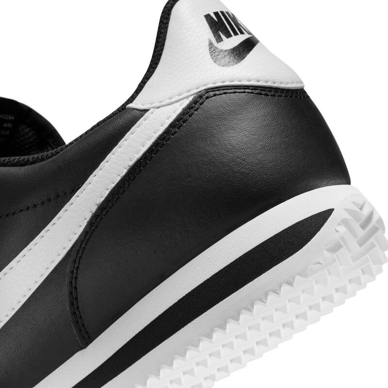 Nike cortez black sales and white