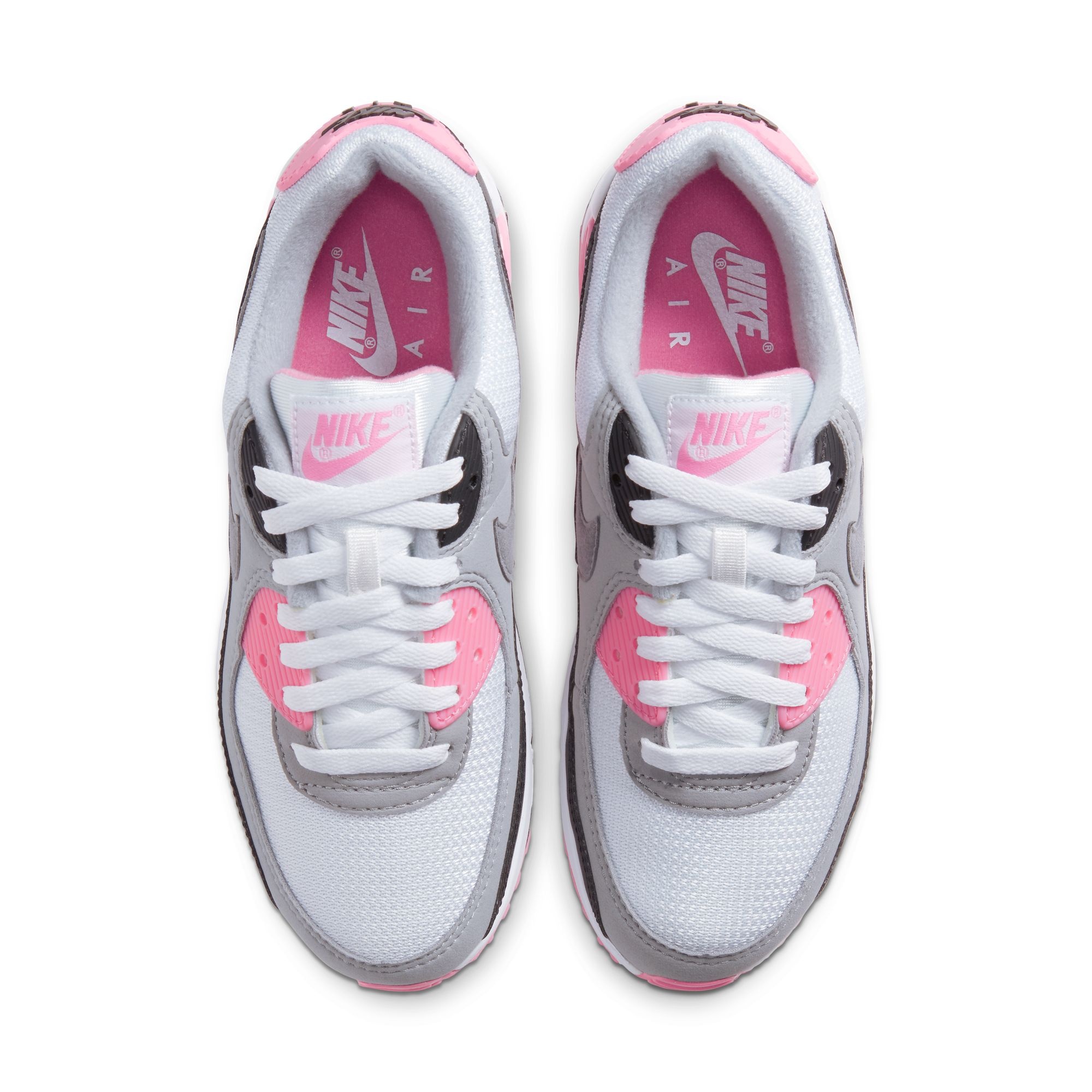 Nike Femme Nike Air Max 90 BLANC PARTICLE GRIS ROSE NOIR CD0490 102