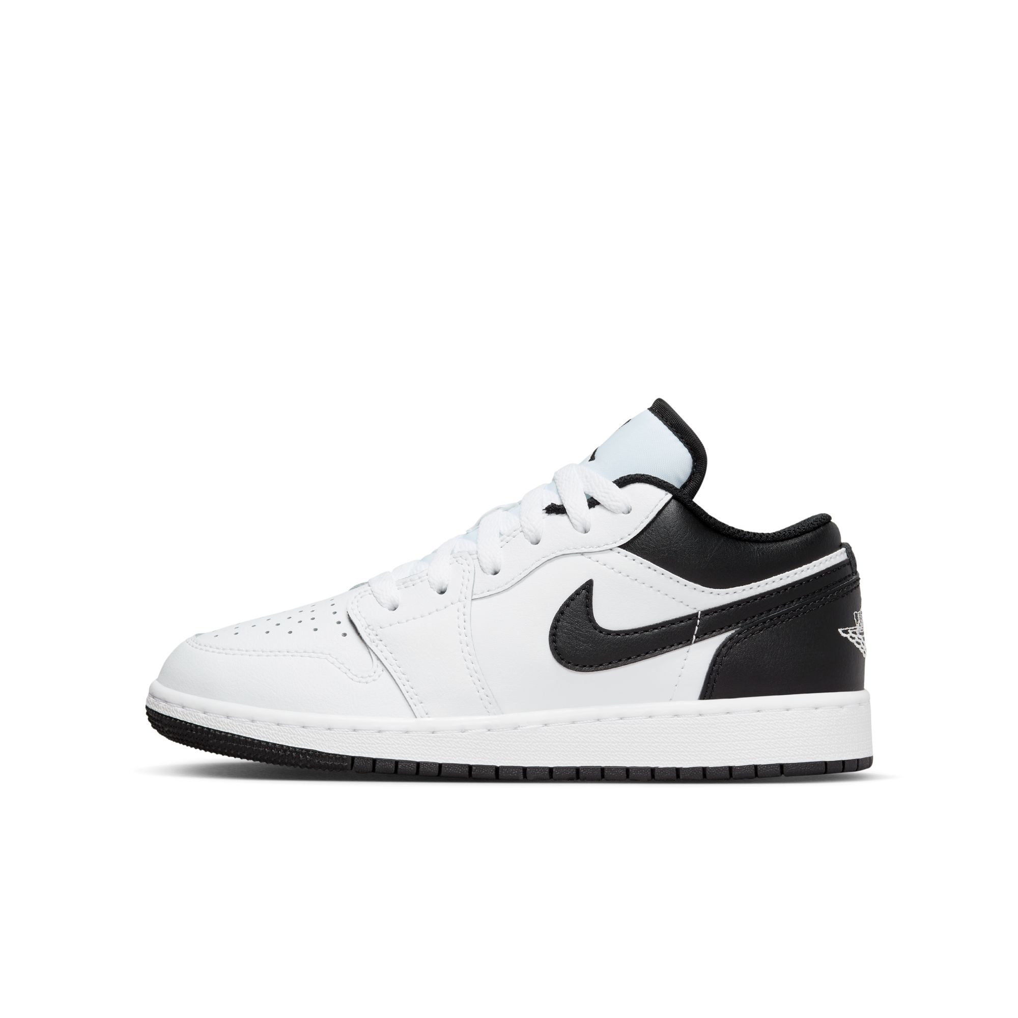 GS Air Jordan 1 Low White Black 553560 132 Sam Tabak