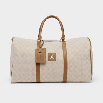 Air Jordan Air Jordan Monogram  Duffle Bag Coconut Milk Brown LM0759-W3Z Large