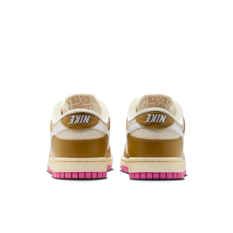 Nike (Women's) Nike Dunk Low Just Do It Bronzine Playful Pink FD8683-700