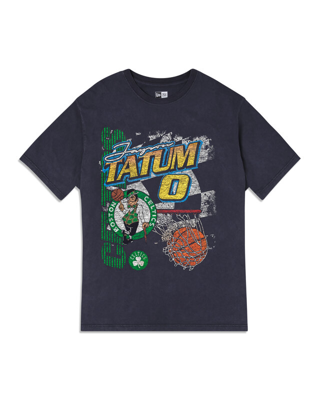 New Era New Era x NBA Jayson Tatum 0 Rally Collection Vintage Boston Celtics T Shirt Black 60491879