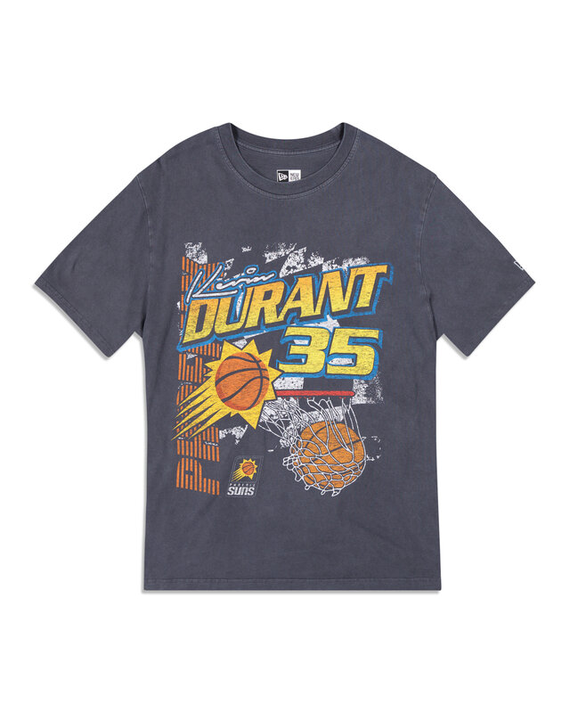 New Era New Era x NBA Kevin Durant 35 Rally Collection Vintage Phoenix Suns T Shirt Black 60491887